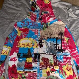 Beachy hoodie zip up